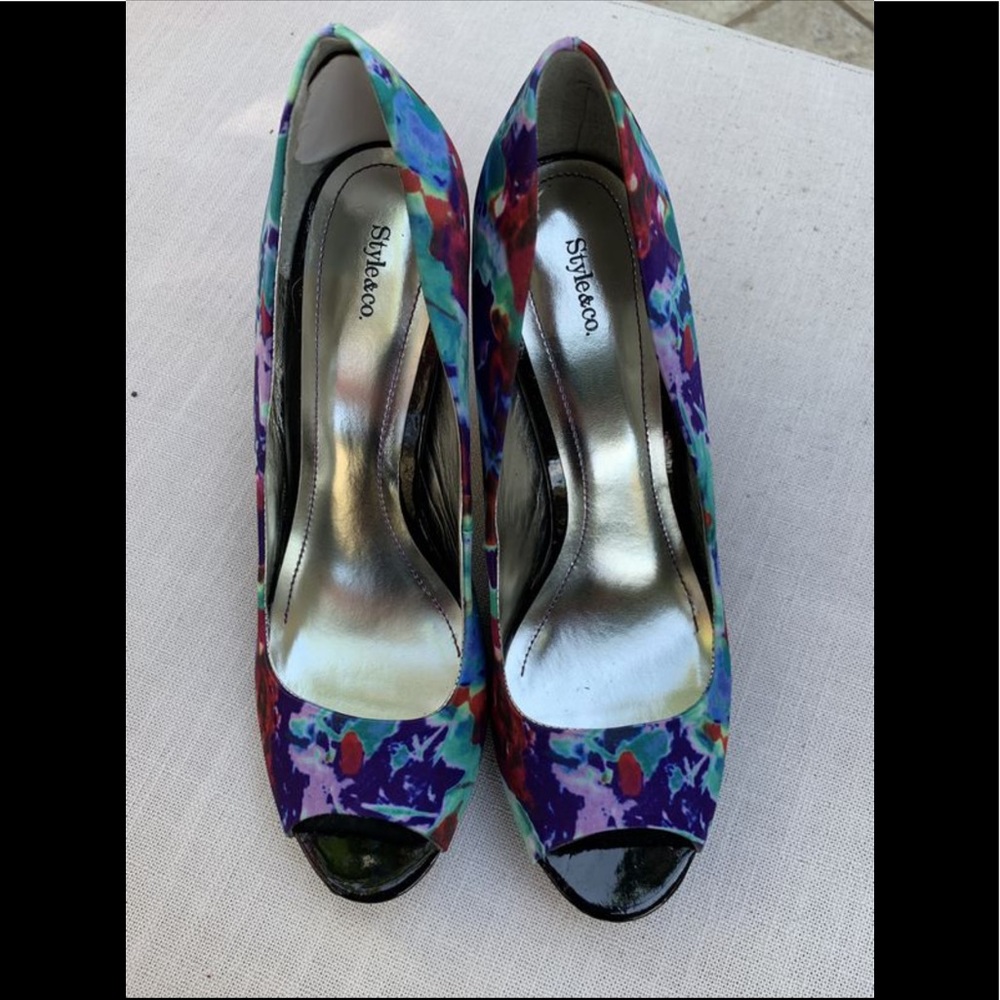 Style&co. Celine Purple Magic Heels